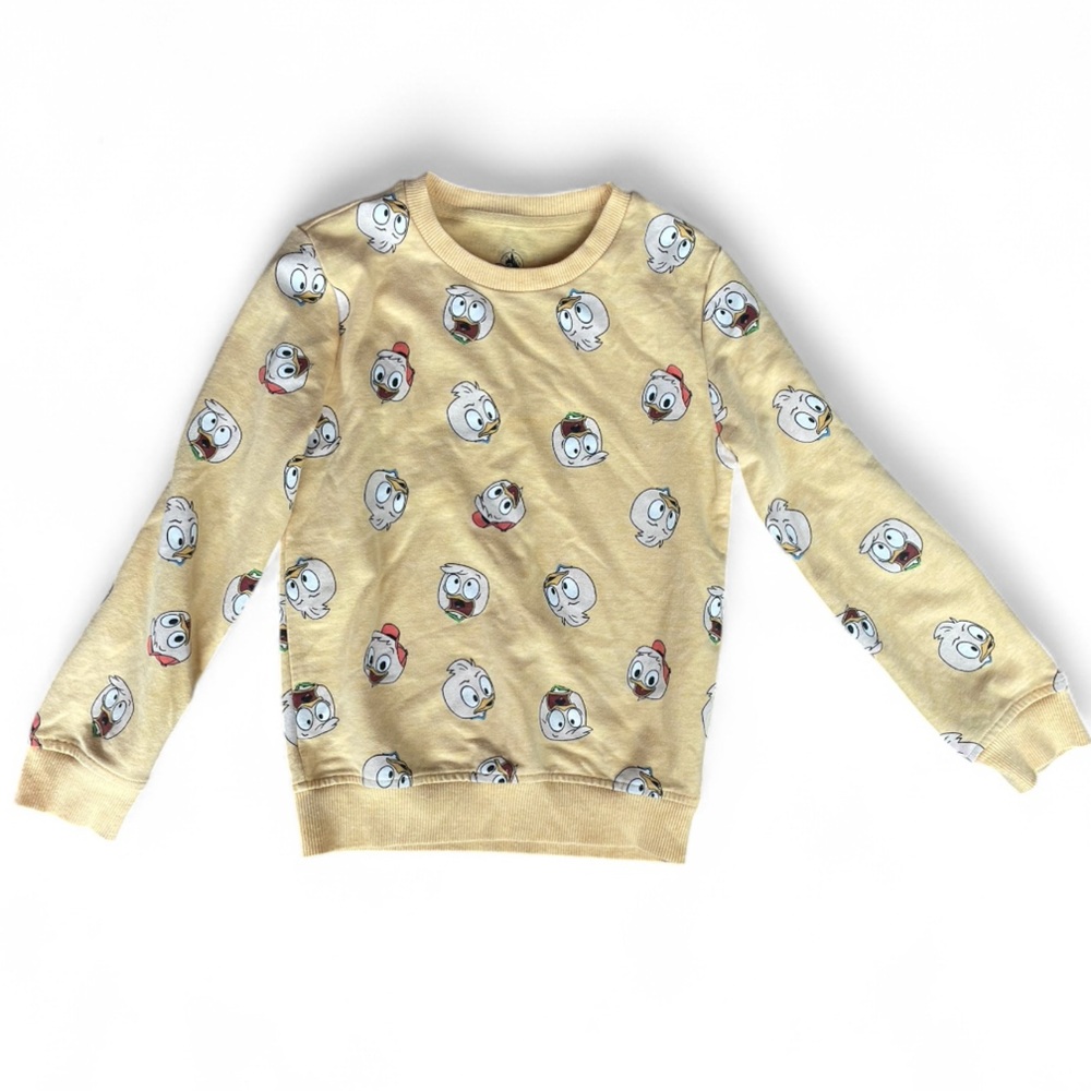 Disney Duck Tales Ducklings Character Print Sweatshirt - Size Small